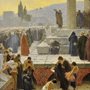 Painting by Gebhard Fugel. Apostles Speak to the Crowds at Pentecost 