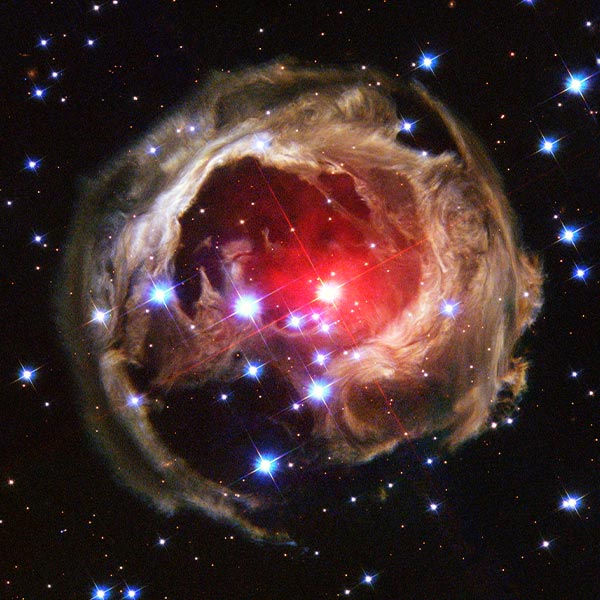 Hubble image of a red super giant