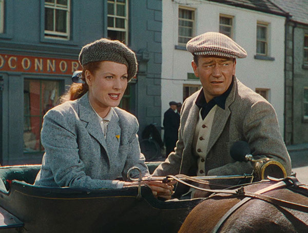 John Wayne and Maureen O'Hara in the 1952 film The Quiet Man 