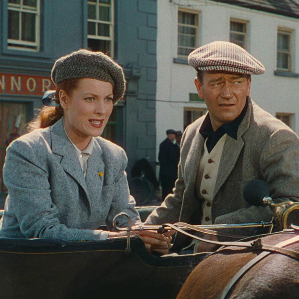 John Wayne and Maureen O'Hara in the 1952 film The Quiet Man 