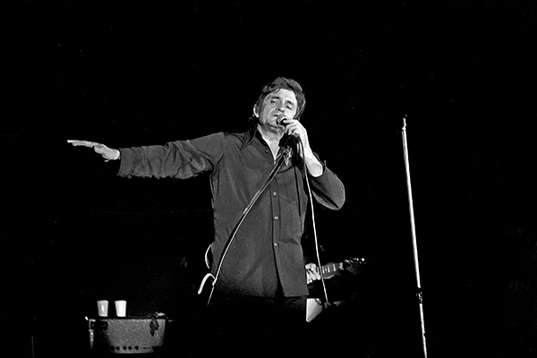 Johnny Cash in concert