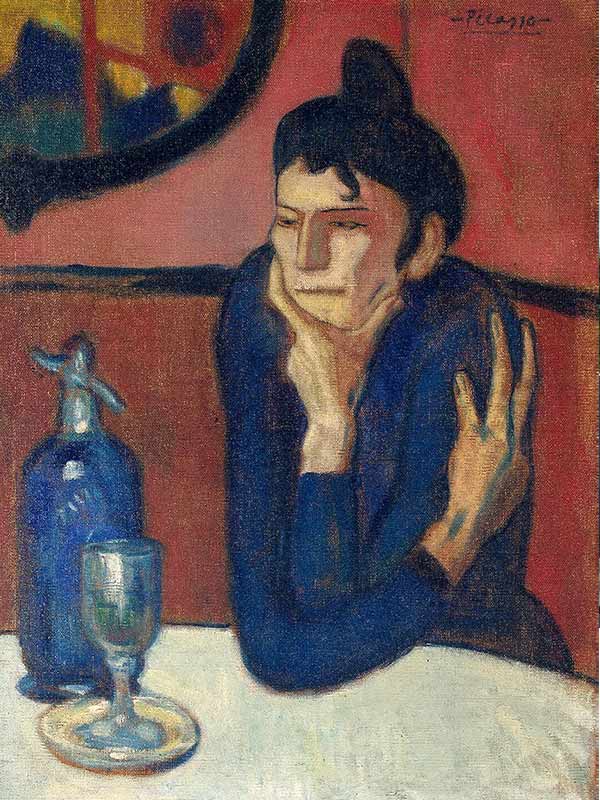 Pablo Picasso, Absinthe Drinker, 1901