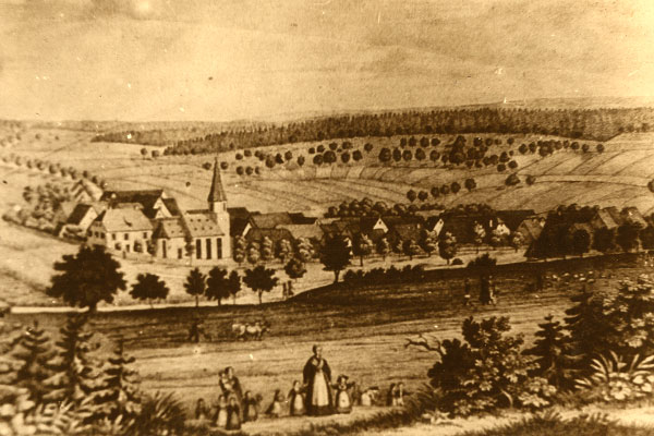 Mottlingen around the year 1850