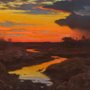 painting of a sunset