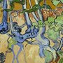 Painting of tree roots by Vincent van Gogh