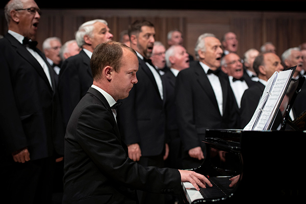 the Morriston Orpheus male voice choir in Wales