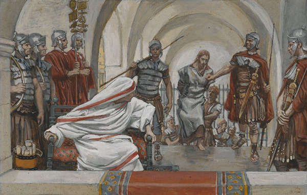 painting of Jesus Led from Herod to Pilate
