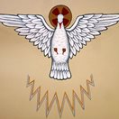 painting of a white dove