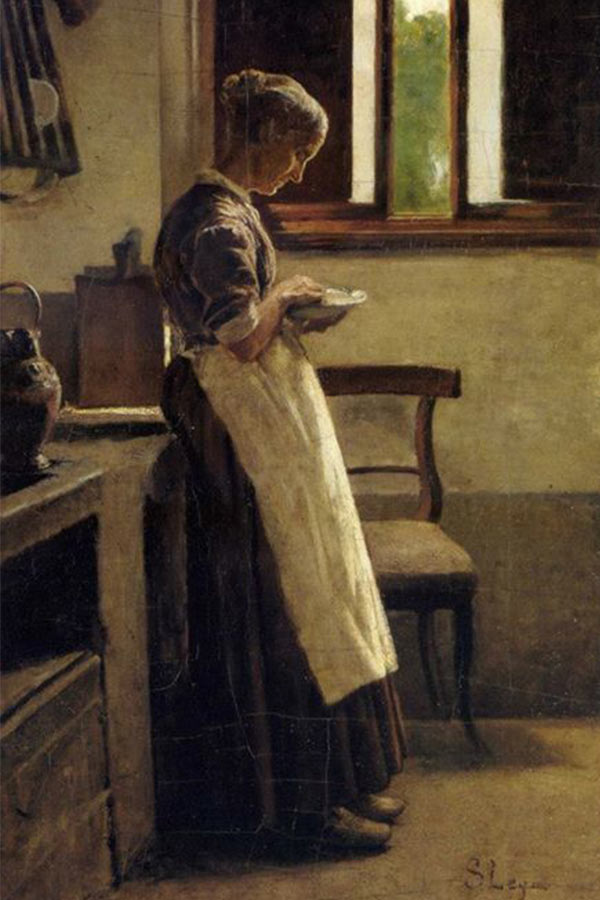  Silvestro Lega, Figure of Woman in the Kitchen, 1872 