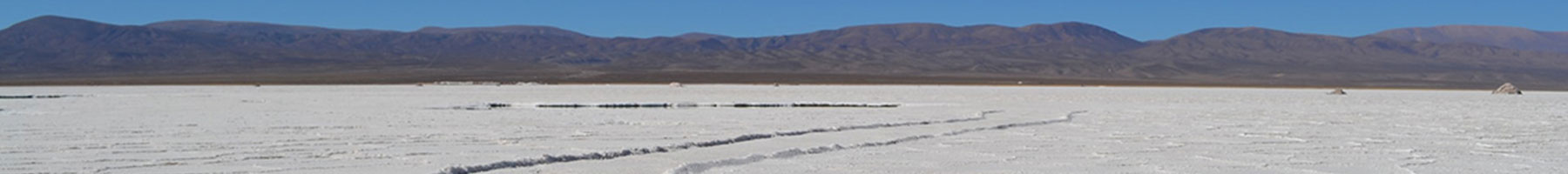 Path through salt field