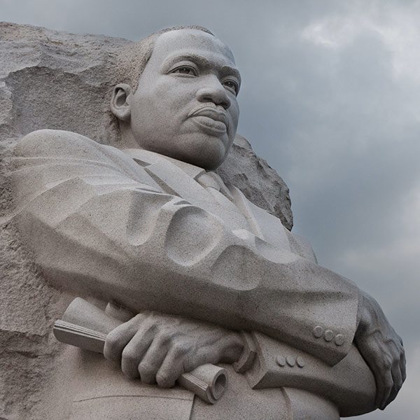 a statue of Martin Luther King Jr.