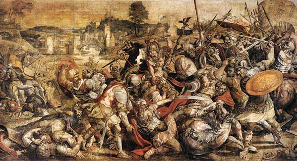 Painting by Unknown Italian Master, The Battle of the Ticino, 1550s
