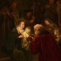 painting of the magi showing their gifts to Jesus