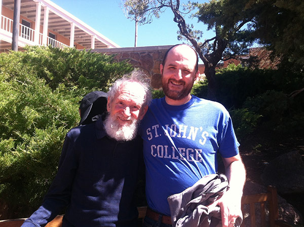 an old man and a middle aged man