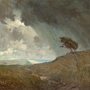 painting of a storm on a coast