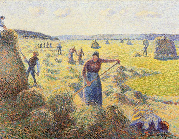 peasants harvesting hay