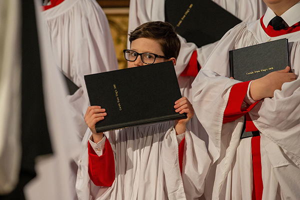 Choristers from King’s College Cambridge
