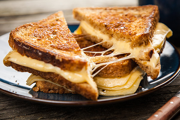 a grilled cheese sandwich