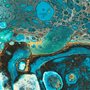 blue abstract marbleized background