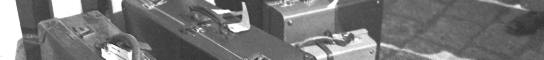 suitcases on the ground