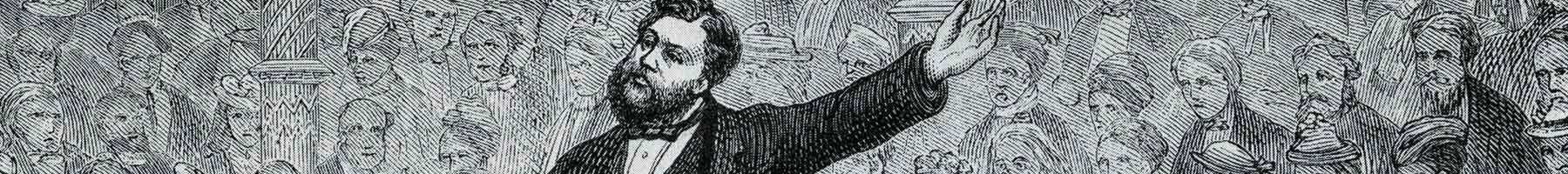 Charles Spurgeon preaching at the South London Baptist Church