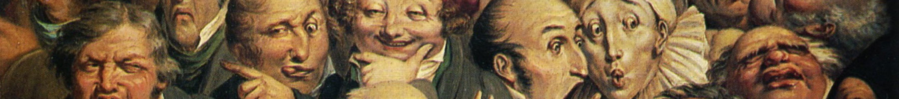 thirty five heads showing different facial expressions