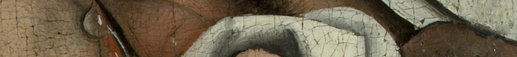 painting of a woman wiping away tears