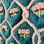 green textile art