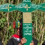 a man carrying a cross