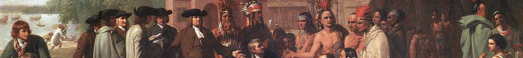 William Penn making a treaty with Indians