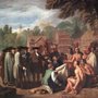 William Penn making a treaty with Indians