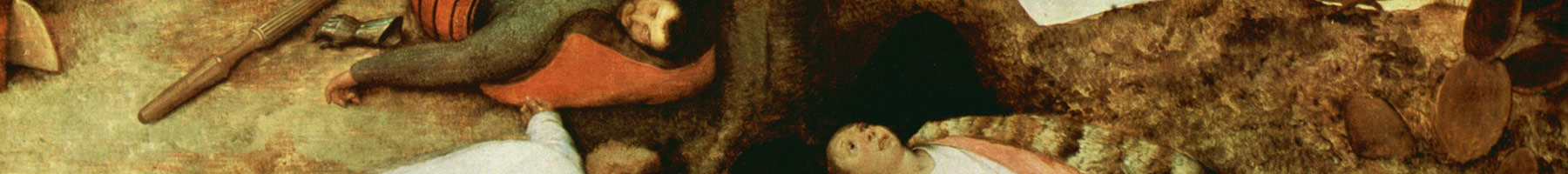 painting of lazy men lying on the ground