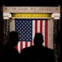American flag in the Capitol