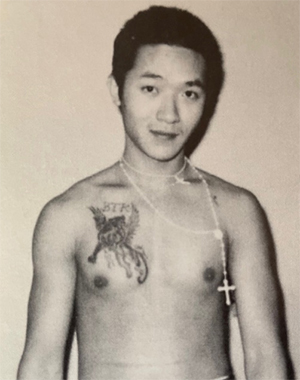 Dao Tran showing BTK tattoo
