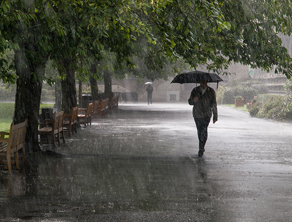Downpour in Dublin