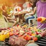 people enjoying a bbq in summer