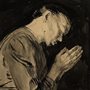 illustration of a woman praying