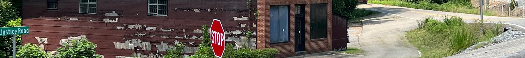 H. R. Justice store and post office in Calcis