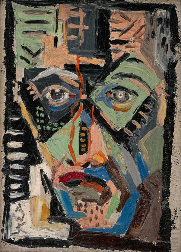 abstract portrait of a man