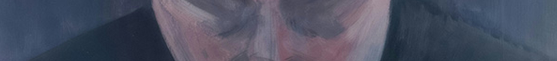 portrait of a man looking down