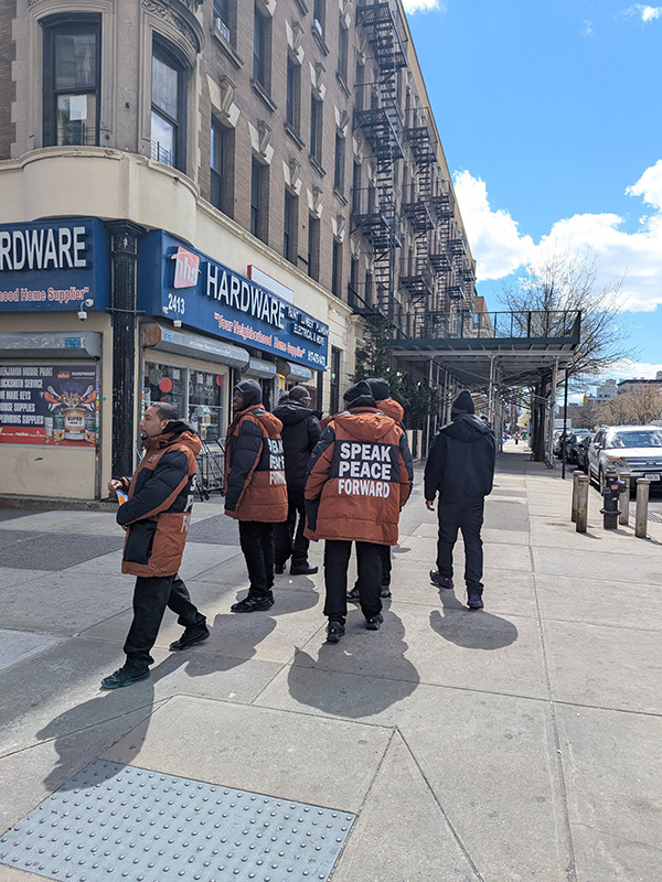 SCR team on street