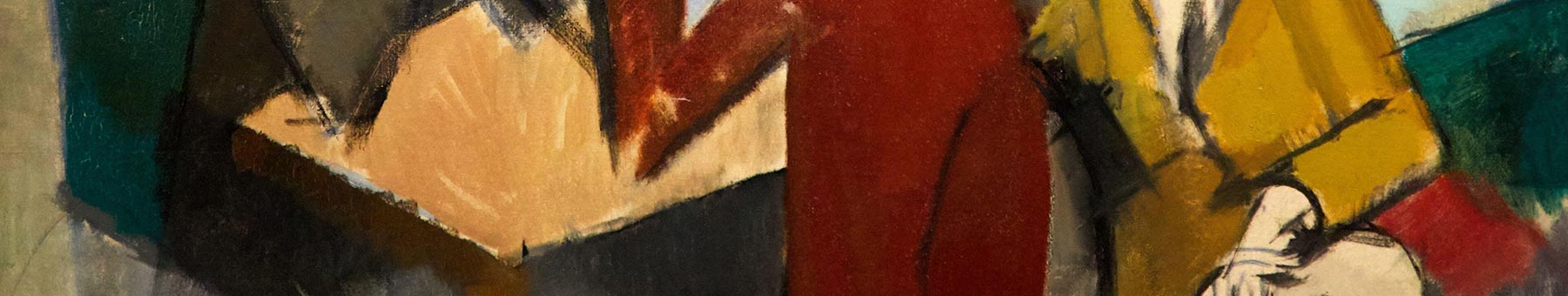 painting of men in conversation