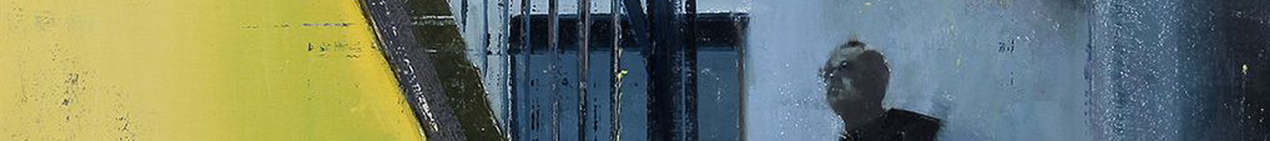 a man looking up a stairwell