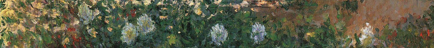 painting of flowers on a riverbank