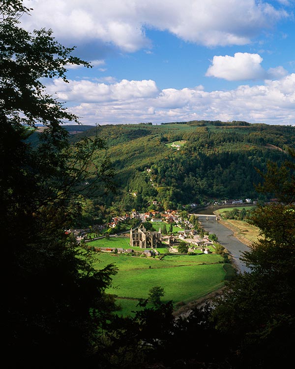 view of Tintern Abbey