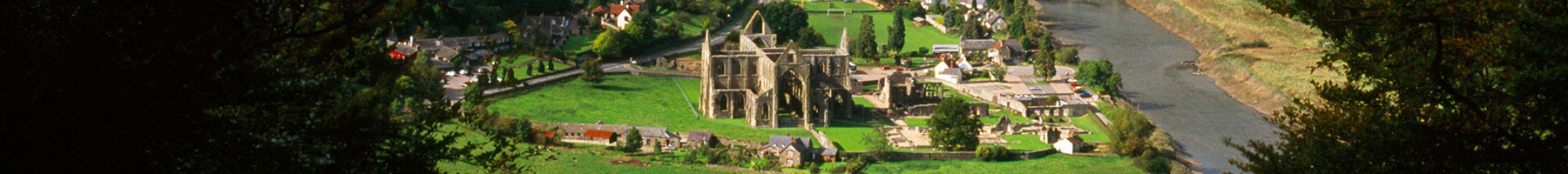 view of Tintern Abbey