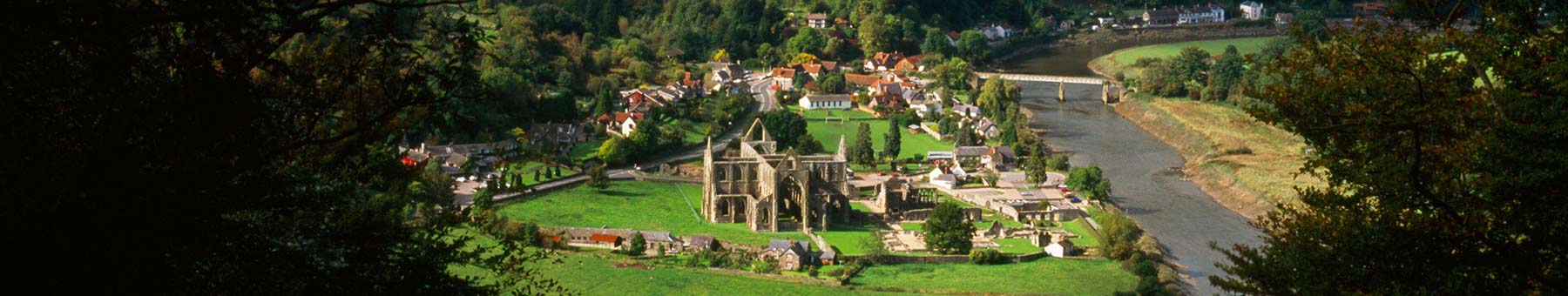 view of Tintern Abbey