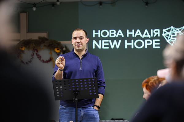 a preacher giving a sermon