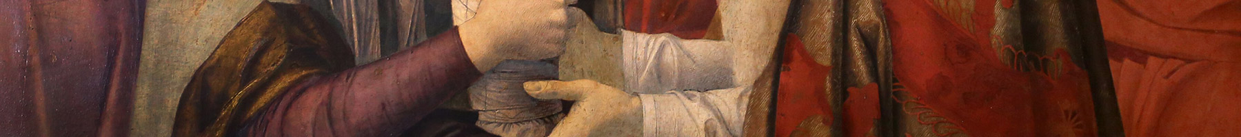 Mary presenting Jesus at the temple