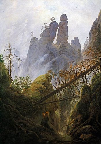 Rocky Ravine Caspar by David Friedrich